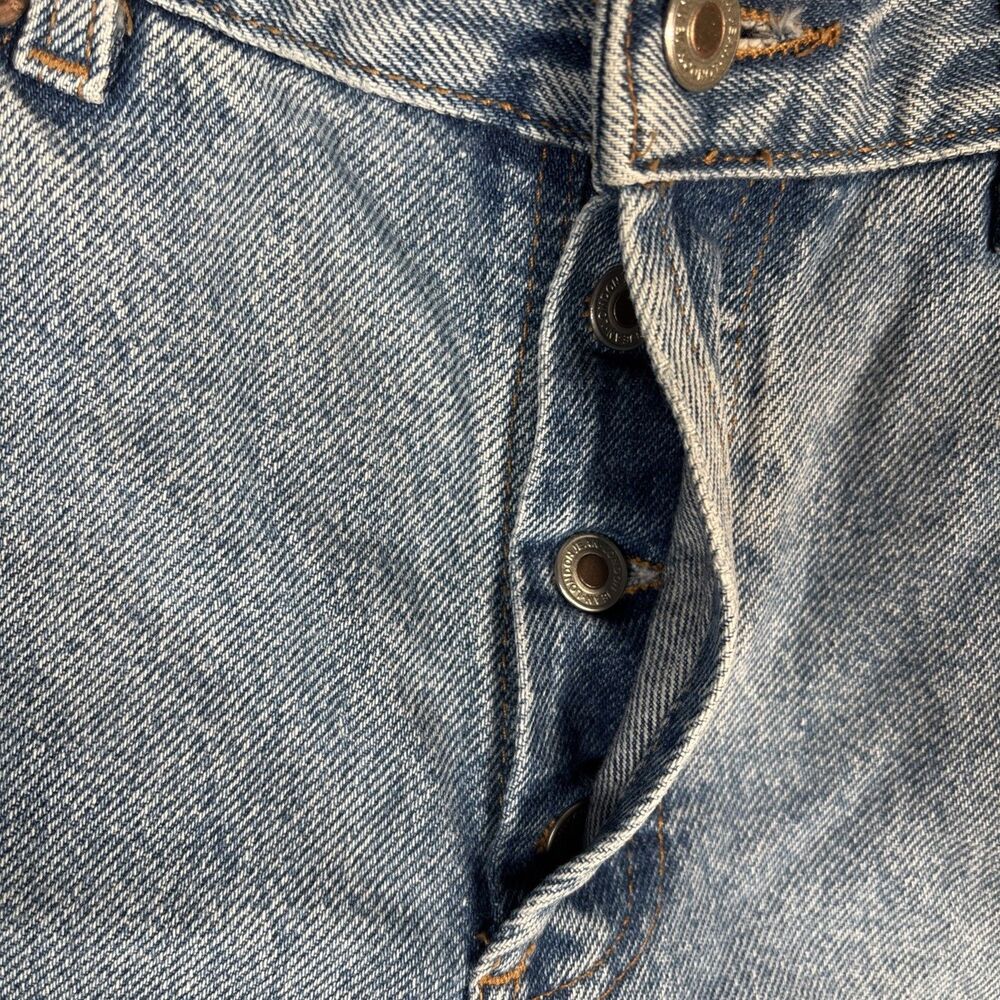 LONDONJEAN Light Wash Cropped Jeans with Multicolor Floral Cuffs - Picture 4 of 13